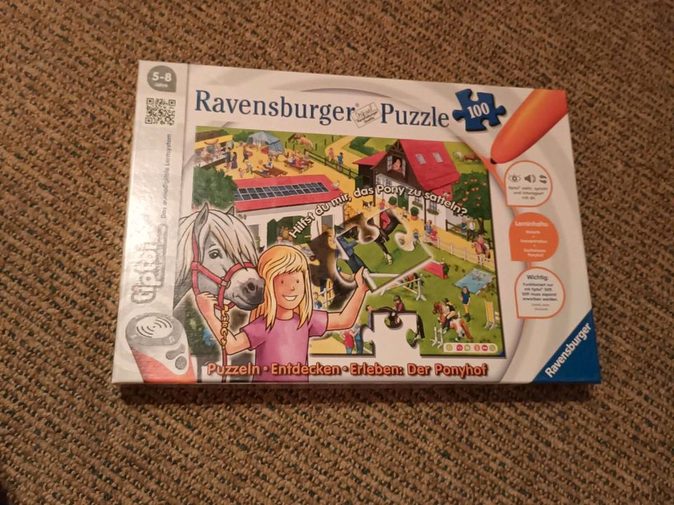 Tiptoi Puzzle der Ponyhof in Burg (Dithmarschen)