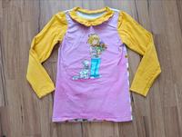 Langarmshirt Handmade in Größe 116 / 122 - Conni & Katze Mau Sachsen-Anhalt - Aschersleben Vorschau
