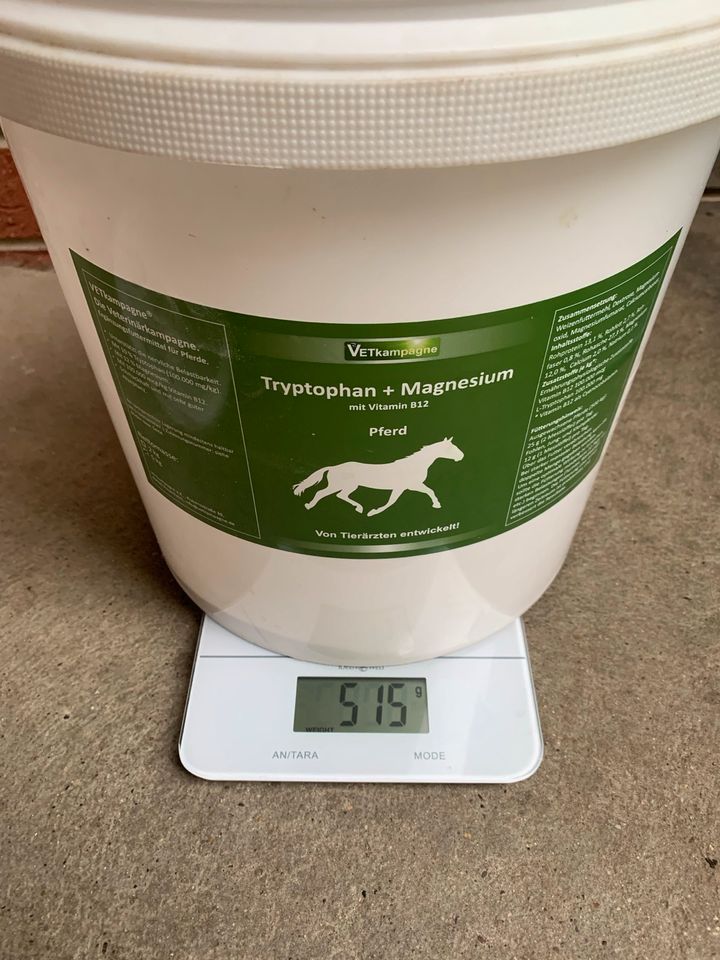 Magnesium Tryptophan B12 VETkampagne für Pferde in Hannover