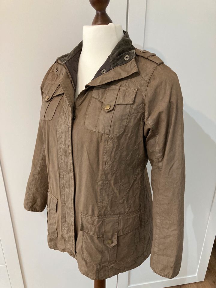 Barbour defense Jacke original Mantel oliv wachs in Liebenburg