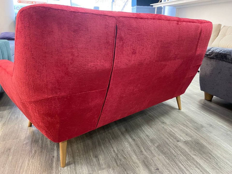 DESIGN SOFA WOHNZIMMER COUCH HOCHWERTIG POLSTERUNG HOLZ in München