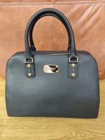 Michael Kors Saffiano Leder LG Satchel Tasche Black Schwarz Nordrhein-Westfalen - Erkelenz Vorschau