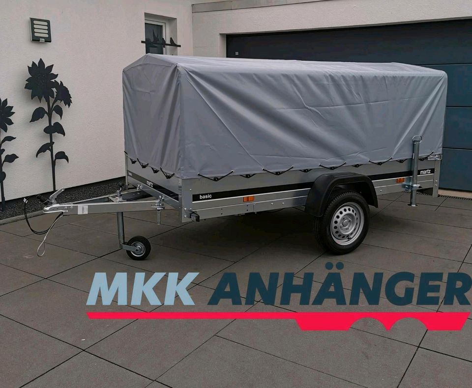 ❌️ NEUER Martz XL 750Kg Anhänger/Hänger Plane Kipper100 Kmh in Nörvenich