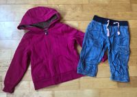 Gefütterte Sweatjacke Gr 116 / H&M Shorts Gr 110 Rheinland-Pfalz - Alzey Vorschau