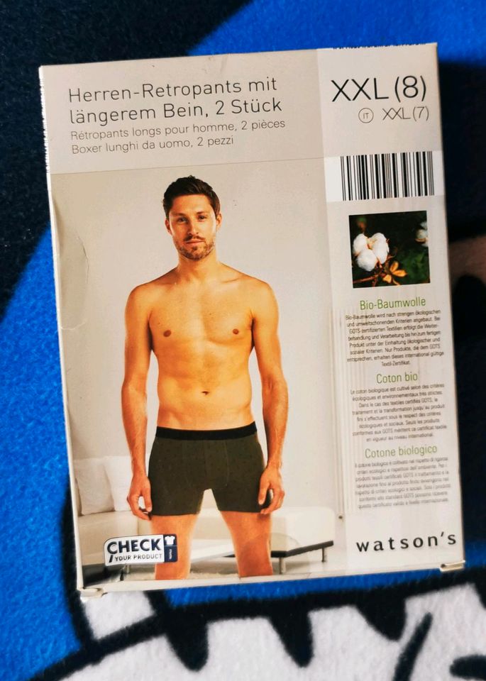 Herren Retropants 2Stück in XXL in Unkel