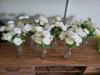 15 kunstblumen mit vase hochzeit deko Niedersachsen - Börßum Vorschau