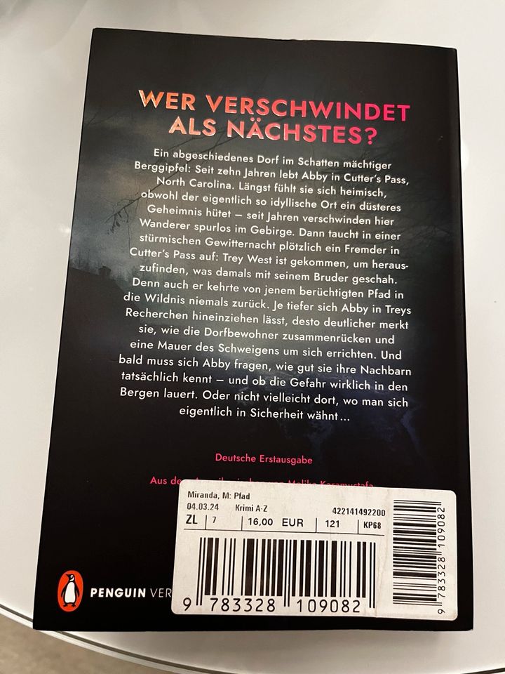 Megan Miranda - Der Pfad Roman Thriller Buch in München