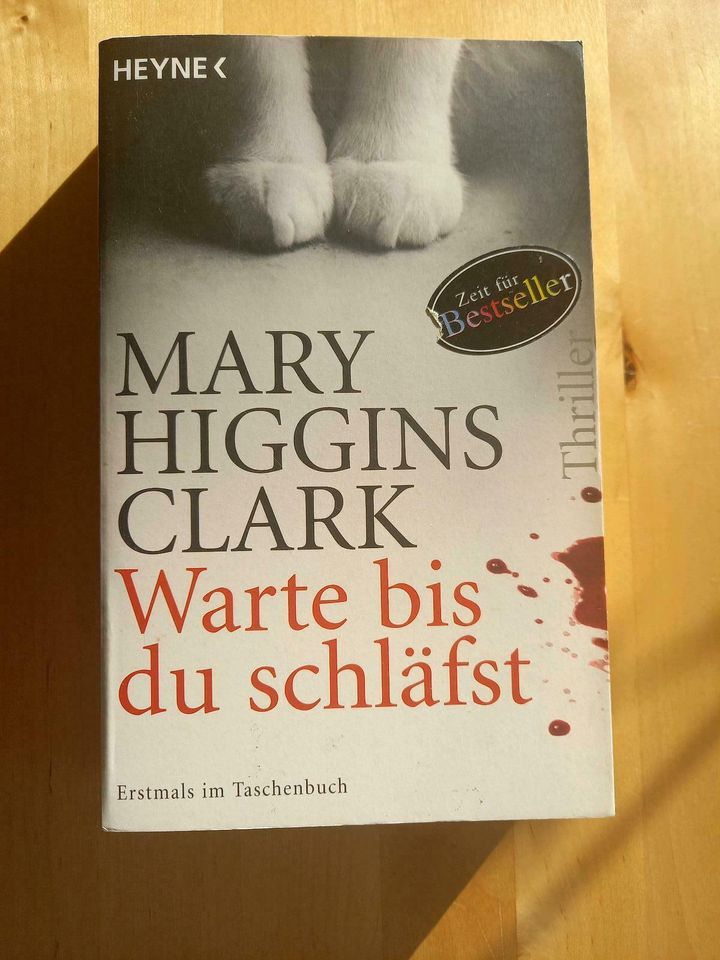 Warte bis du schläfst - Mary Higgins Clark Thriller Psycho in Schwaikheim