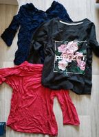 Shirts dünne Pullover Blumen Perfekt Reißverschluss rot blau grau Niedersachsen - Goslar Vorschau