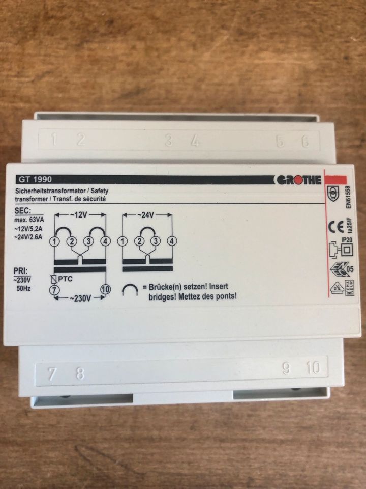 Grothe Sicherheitstransformator GT 1990 in Hohenkammer