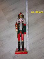 Nussknacker 30cm Holz Dekoratives Ornament Soldat Deko Husar Sachsen-Anhalt - Salzwedel Vorschau