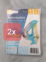 2 x Folienballons zahl 4 Regenbogen Berlin - Marzahn Vorschau