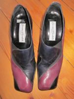 Schuh Loafer Simona Mandelli schwarz pink Leder Gr.41 Blockabsatz Rheinland-Pfalz - Bruchmühlbach-Miesau Vorschau