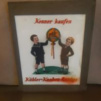 Alte Werbung Kübler 30-40 Jahre kein Emaille Dachbodenfund Niedersachsen - Lohne (Oldenburg) Vorschau