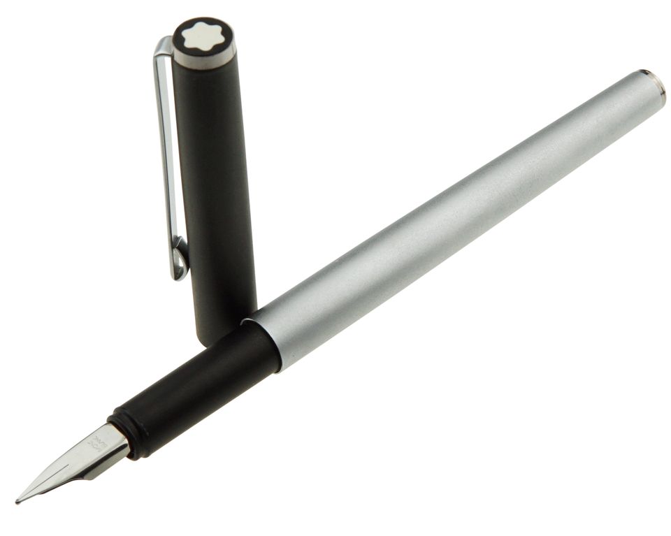 Montblanc Noblesse Füller Nr.1120 Edelstahl Schwarz M-Feder TOP in Pfarrkirchen