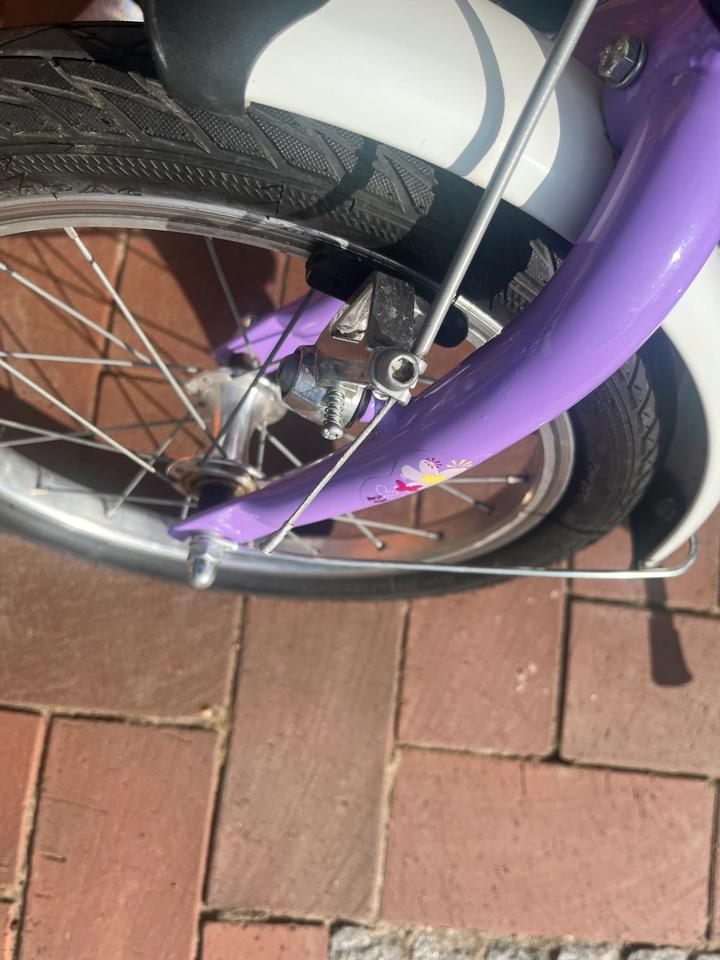 Puky Kinderfahrrad Alu 16 Zoll mit Elsa Fahne + Stützrädern in Mülheim (Ruhr)