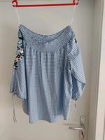 Bluse Wiesn Spatzl Gr 40/42 TCM blau weiß kariert Schleswig-Holstein - Bad Segeberg Vorschau