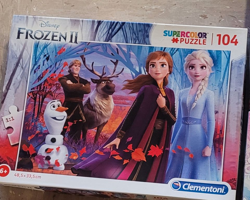 Puzzle Disney Frozen, v. Clementoni, Ravensburger  ab 5, 6 Jahren in Seligenstadt