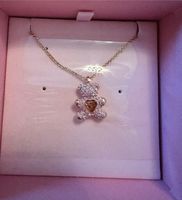 Swarovski Kette Teddy Anhänger Rosa Kristalle Schleswig-Holstein - Escheburg Vorschau