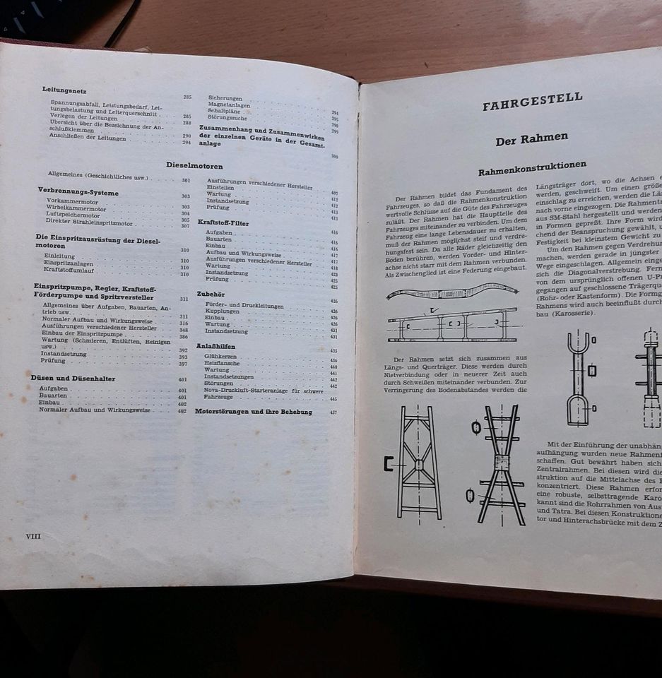 Automobil Handbuch 1951 Band 1+2 in Haren (Ems)