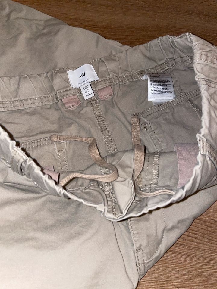 Damen Stoff Hose Größe L, Beige, H&M, leichte Hose in Bochum