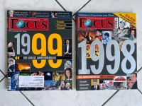 Jahresrückblick Zeitschrift "Focus" 1998, 1999 Hessen - Liederbach Vorschau