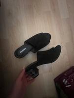 Deichmann Pantoletten 39 schwarz mit Strass Glitzer Nordrhein-Westfalen - Castrop-Rauxel Vorschau