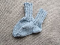 Sofa-Socken, Merino, hellblau, Größe 38 39 40 , handmade Niedersachsen - Seelze Vorschau