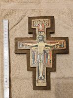 Jesus Crucifix Kreuz Wand mit Halterung aus Holz Niedersachsen - Meppen Vorschau