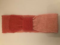 Stirnband rosa rose pink fuchsig Perlenstrickmuster handmade Düsseldorf - Mörsenbroich Vorschau