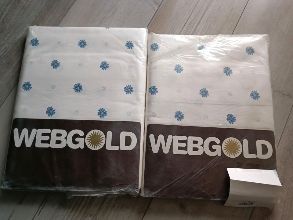 Webgold Bettwäsche 4tlg Silke 5474/731, 155x200, Creme * NEU in Glattbach Unterfr.