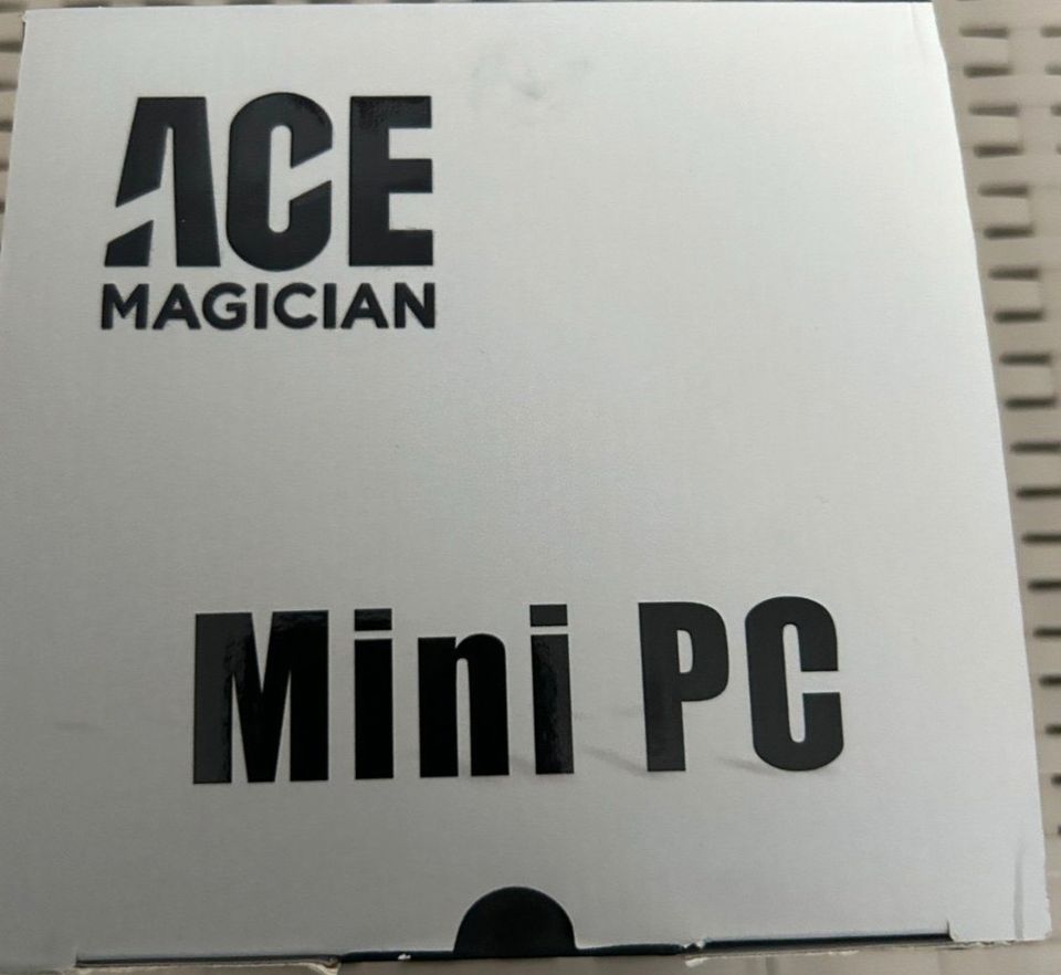 Mini PC ACE MAGICIAN + Intel + 8 GB Ram + Festplatte 256 GB + OVP in Backnang