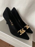 TAMARIS Traum Pumps Black Suede Gold 39 Bayern - Kirchseeon Vorschau