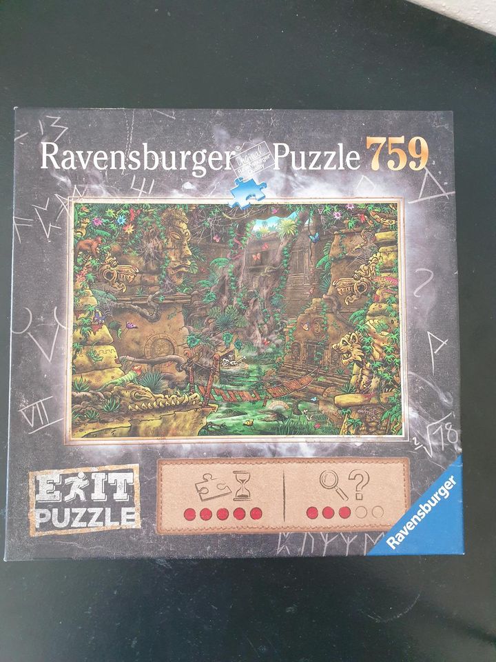 Exit Puzzle Ravensburger 759 Dschungel Angkor Wat in Stephanskirchen