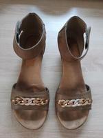 RIEKER Damen-Sandalen Gr. 41 - Beige - Echt Leder Bayern - Friedberg Vorschau