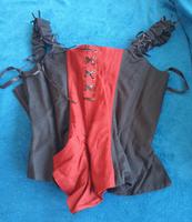 Corsage XXXL,  rot/schwarz Hessen - Rodgau Vorschau