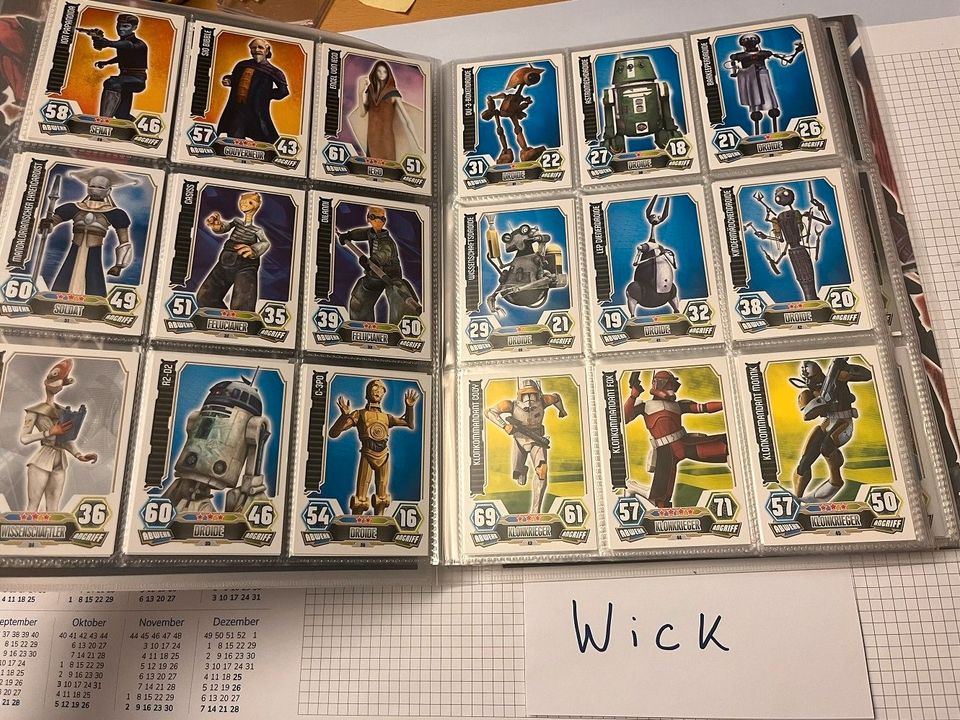 Star Wars Force Attax Serie 3 Clone Wars (komplett) in Preetz