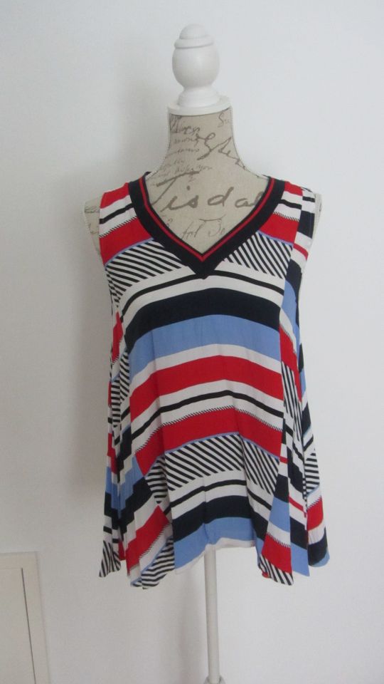 Tommy Hilfiger Sommer Tunika Bluse Viskose Gr.36/38 Neuw. in Worms