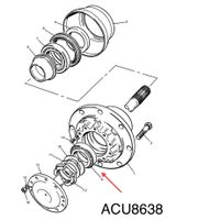 Leyland DAF T244 Abdichtung Hinterachse außen ACU8638 NEU Bayern - Schongau Vorschau
