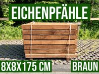 Vierkantpfosten Eichenpfähl Holzpfosten Eiche - 8x8x175 - KDI Nordrhein-Westfalen - Lennestadt Vorschau