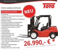 Toyo Gabelstapler D30 Duplex / Triplex 50PS Kubota Diesel NEU Niedersachsen - Winsen (Luhe) Vorschau