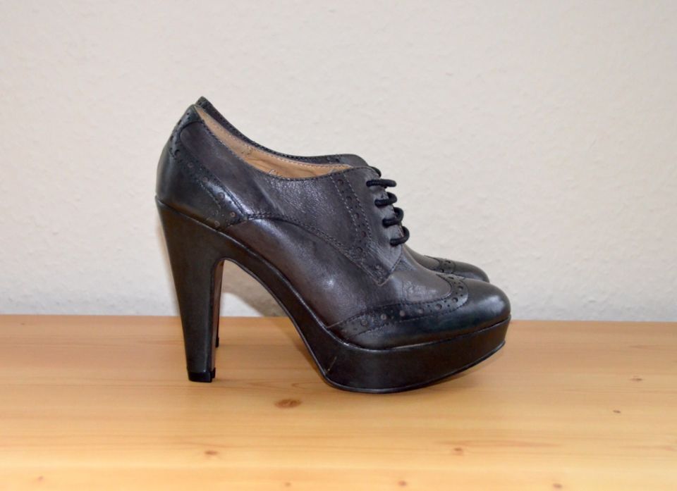 CINTI Schuhe High Heels Gr. 35 Schwarz Braun Leder NEU 99,95 € in Schwerin
