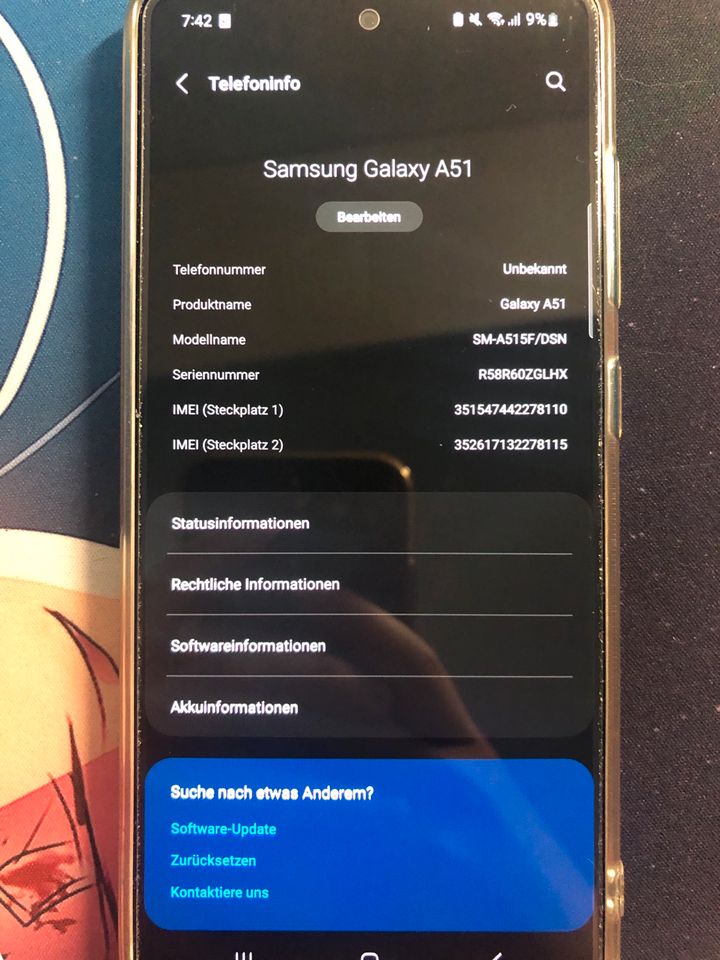 Samsung Galaxy A51 Prism Crush 128GB+ Hülle und Panzerglas in Berlin