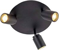 Qazqa Deckenleuchte Ducha SL 3 Black Round Nordrhein-Westfalen - Mettmann Vorschau