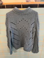 Strickpullover blau hoher Kragen Niedersachsen - Wenzendorf Vorschau