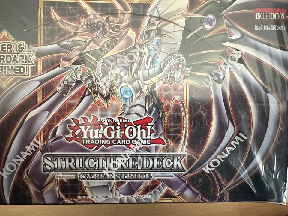 Yugioh Cyber Structure Deck Display Englisch in Würzburg