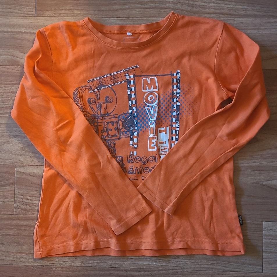 Name it Tshirt Langarm  134/140 Orange in Bielefeld