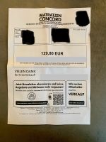 Matratzen Concord Gutschein Guthaben 129,80 Euro Hessen - Birkenau Vorschau