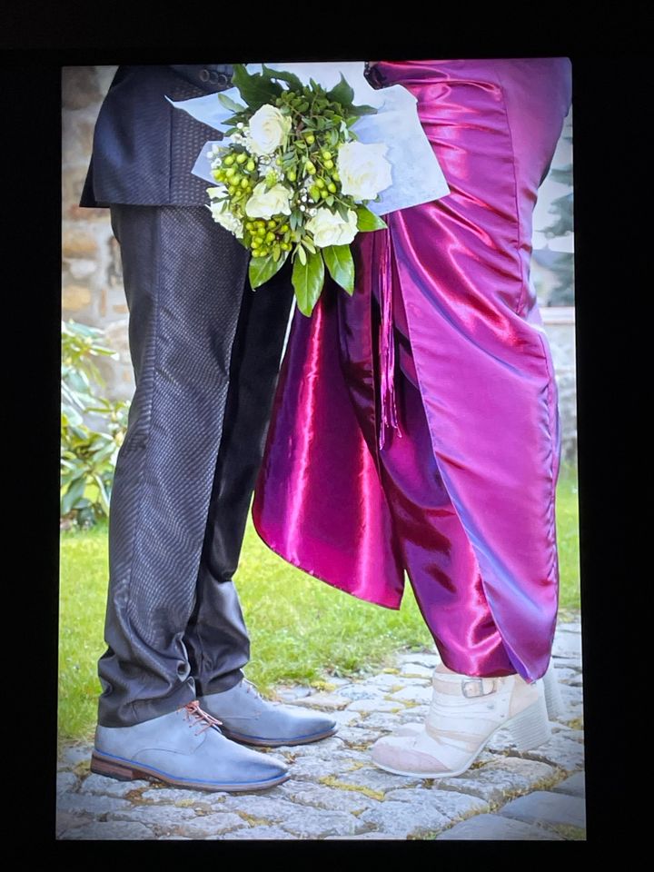 Abendkleid Brautkleid Brautjungfernkleid mit Bolero und Schleier in Weiden b Weimar Thür