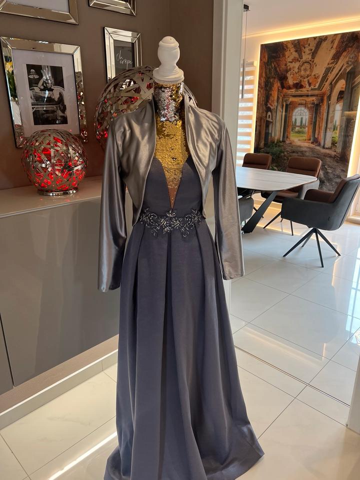 Maxikleid Gr 38 M + Jacke Hochzeit Jungendweihe Kleid in Wustrau